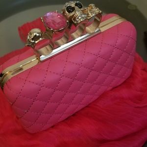 Pink diamond purse